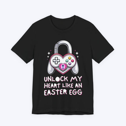 T-Shirt Black / S Unlock My Heart Like An Easter Egg T-shirt