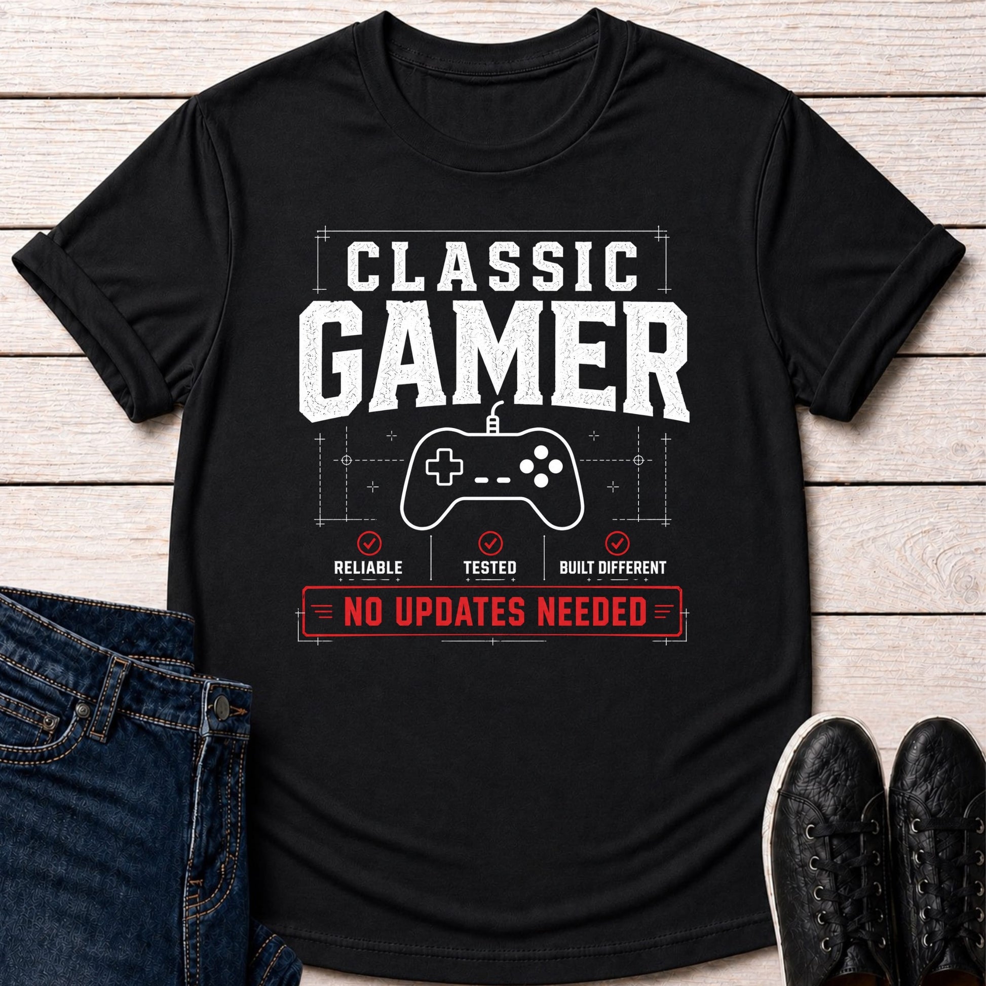 T-Shirt Black / S Update Free T-shirt