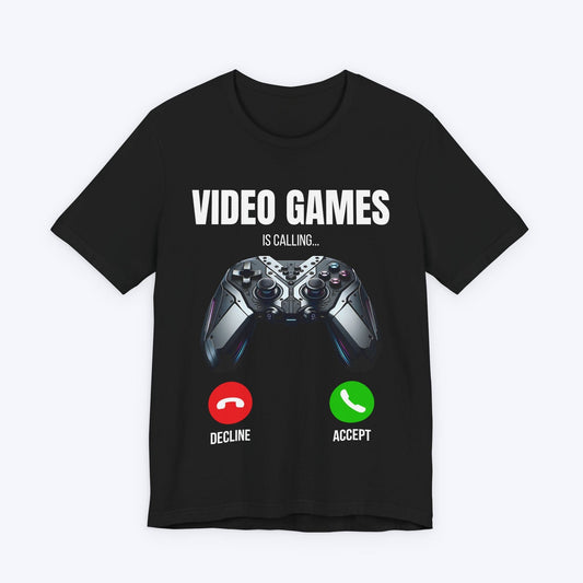 T-Shirt Black / S Video Games Dialing In T-shirt