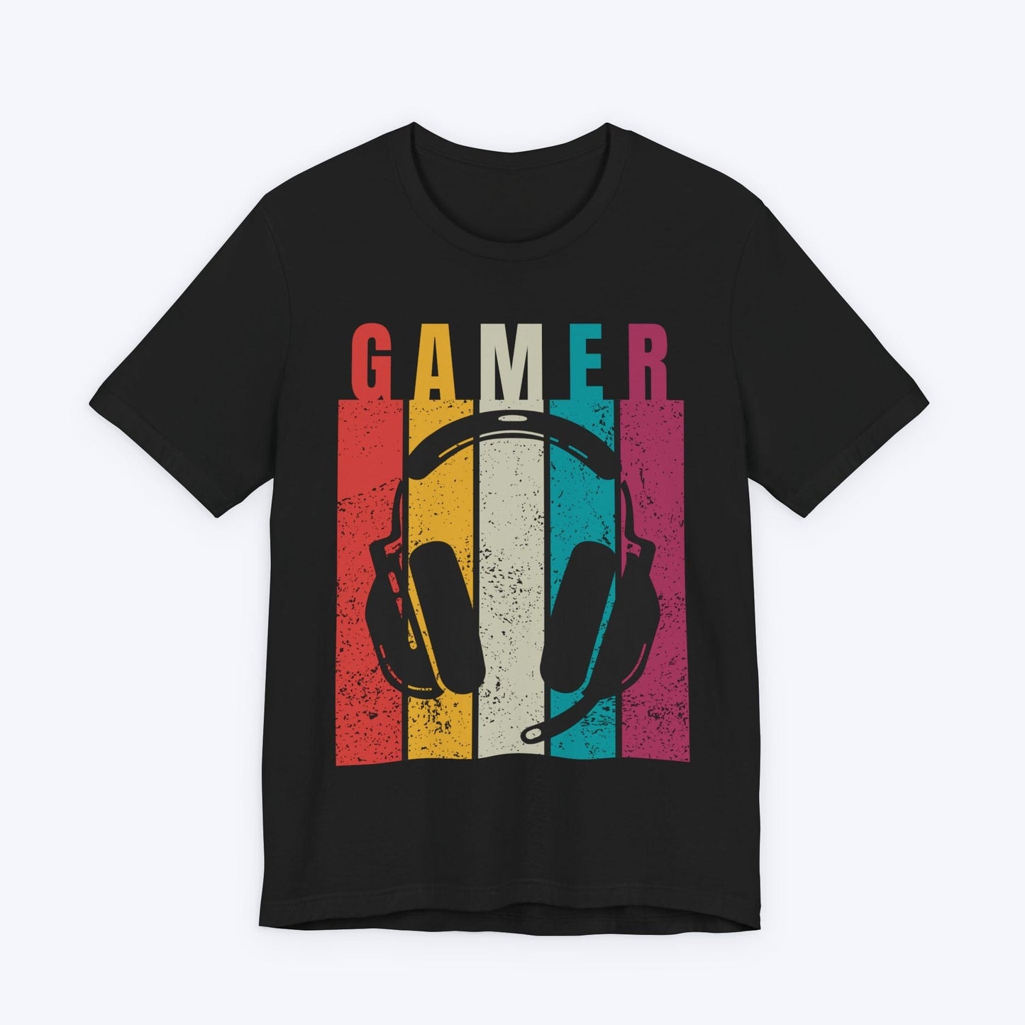 T-Shirt Black / S Vintage Gamer (Headset Edition) T-shirt