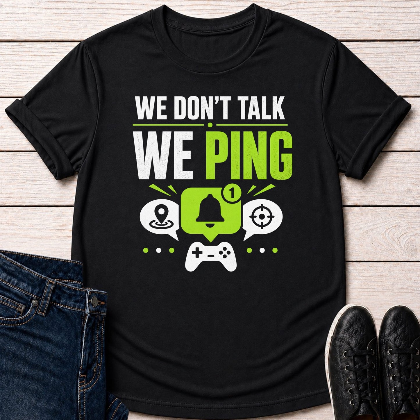 T-Shirt Black / S We Ping T-shirt