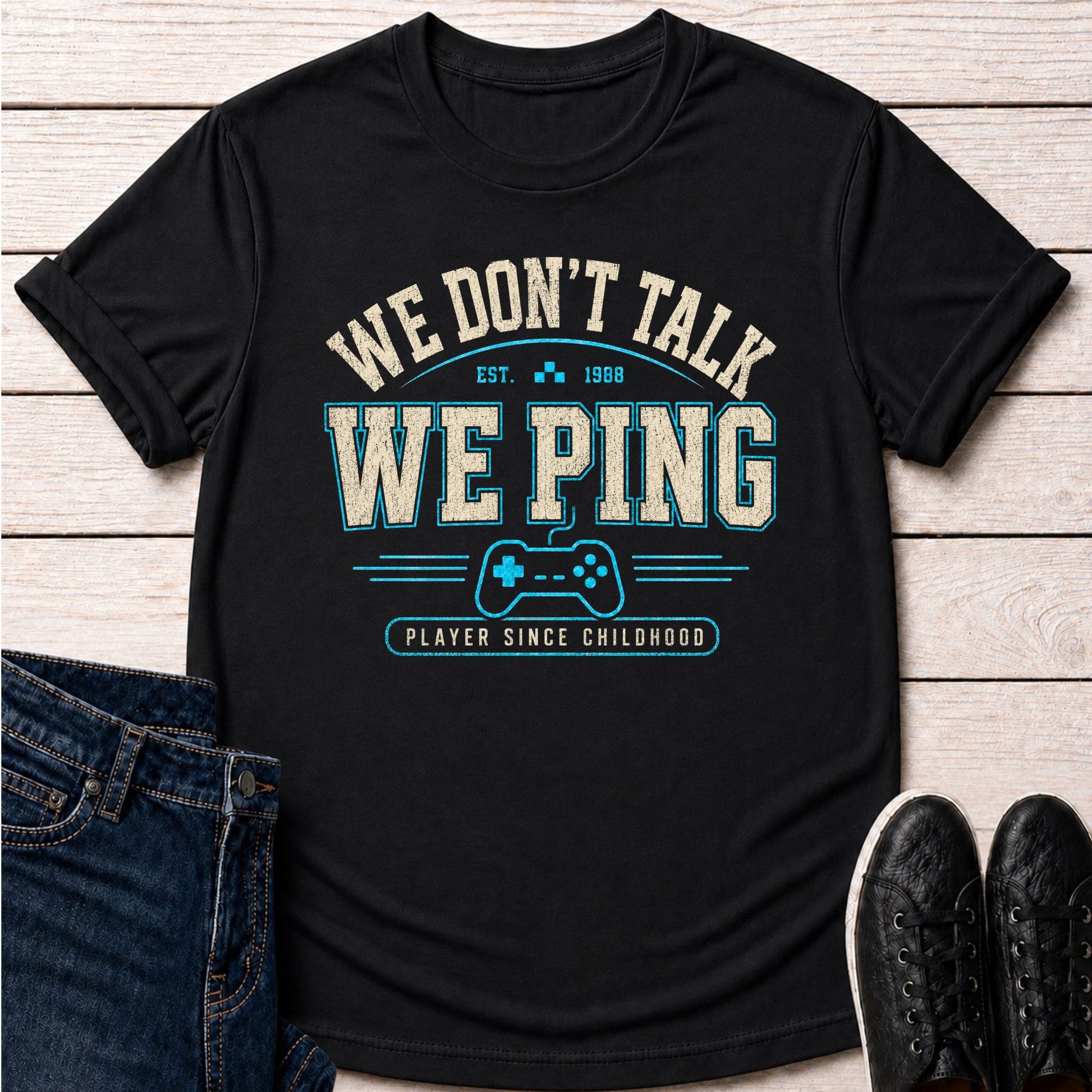T-Shirt Black / S We Ping T-shirt