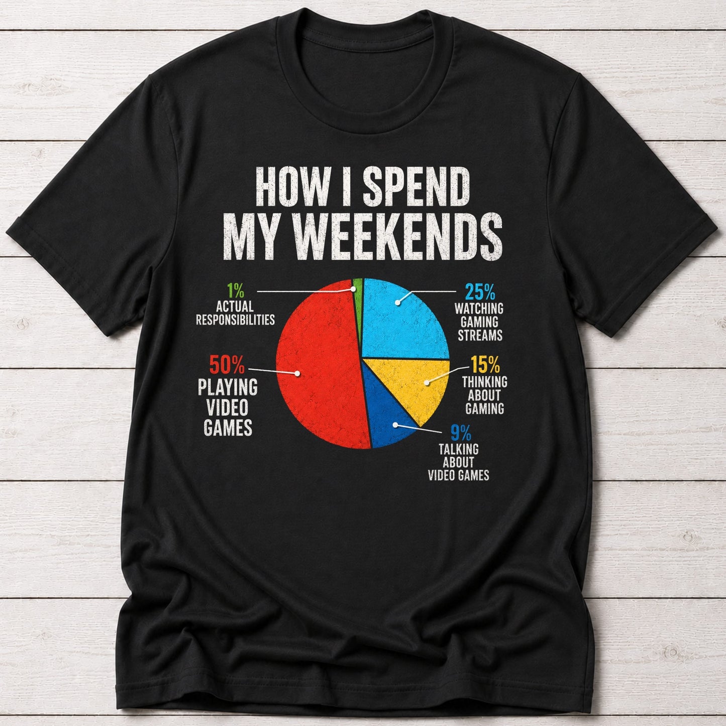 T-Shirt Black / S Weekend Gamer T-shirt