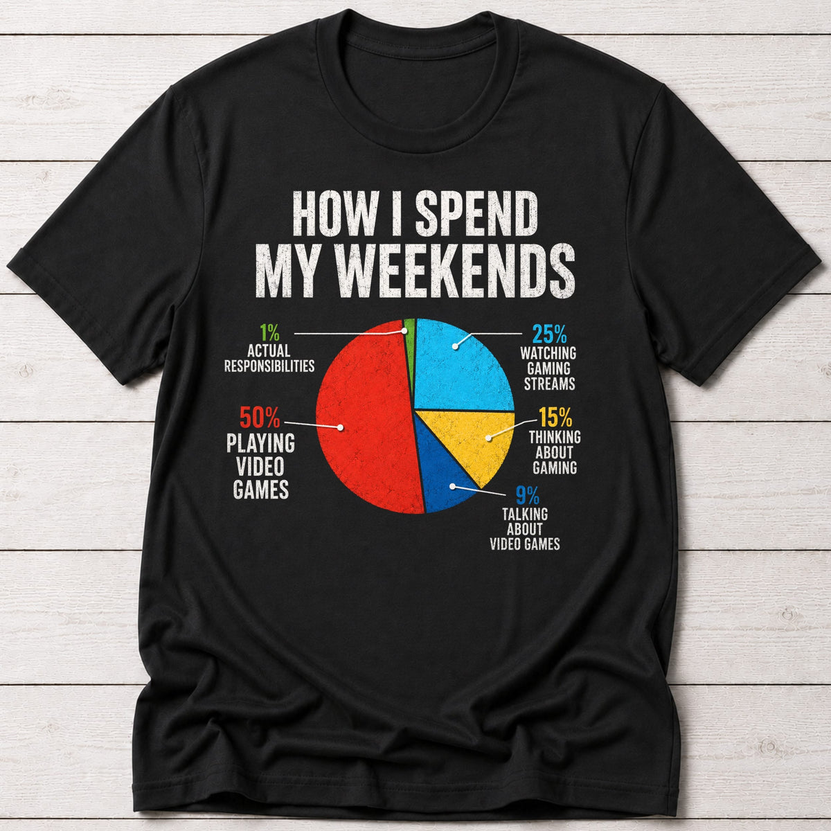 T-Shirt Black / S Weekend Gamer T-shirt