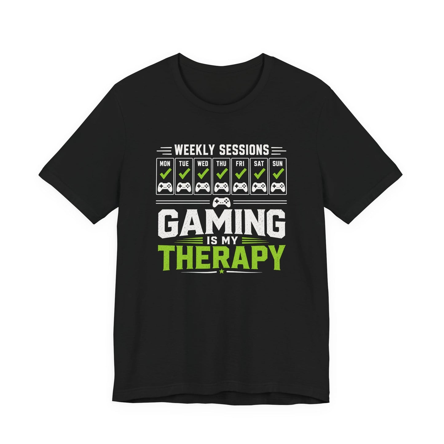 T-Shirt Black / S Weekly Gaming Therapy T-shirt