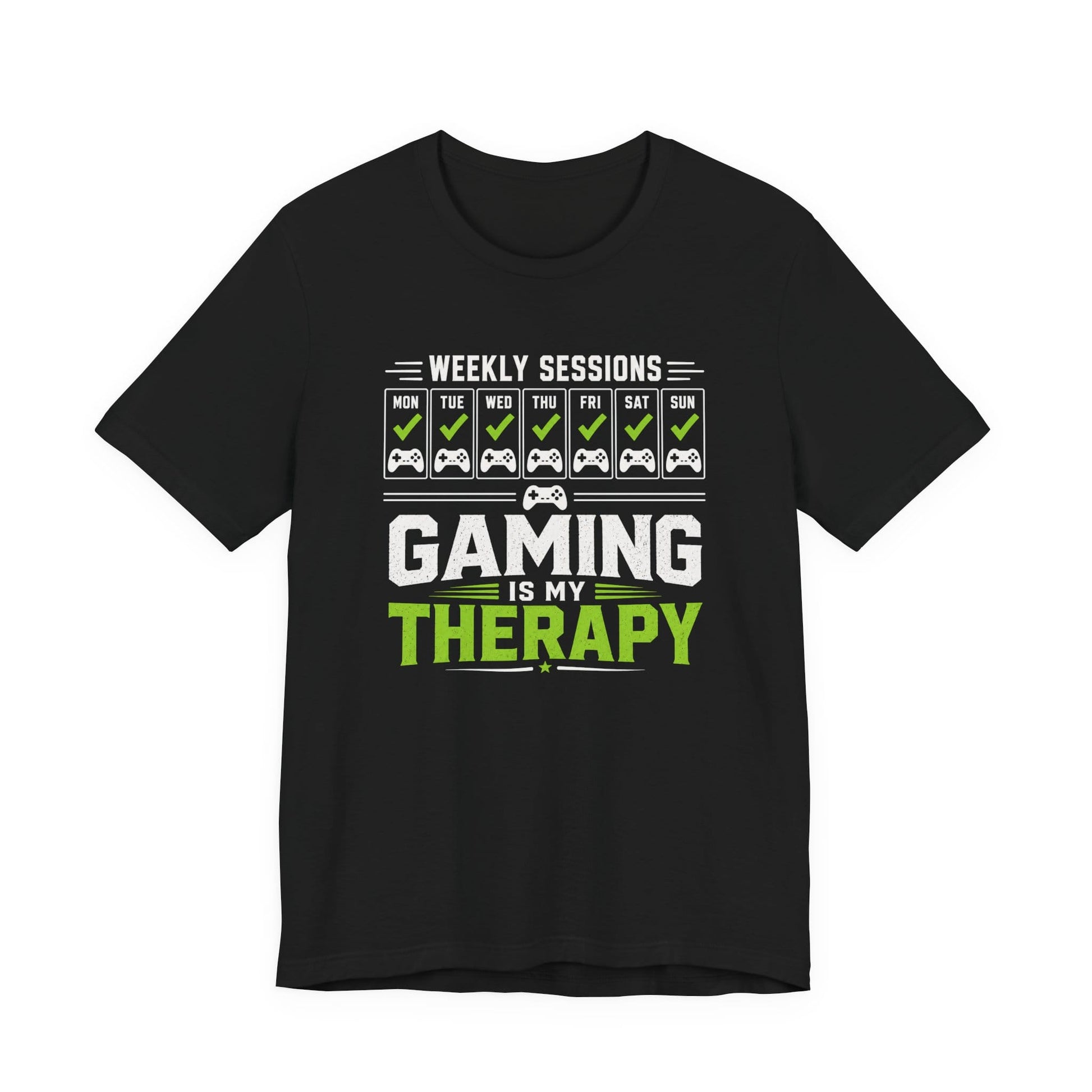 T-Shirt Black / S Weekly Gaming Therapy T-shirt