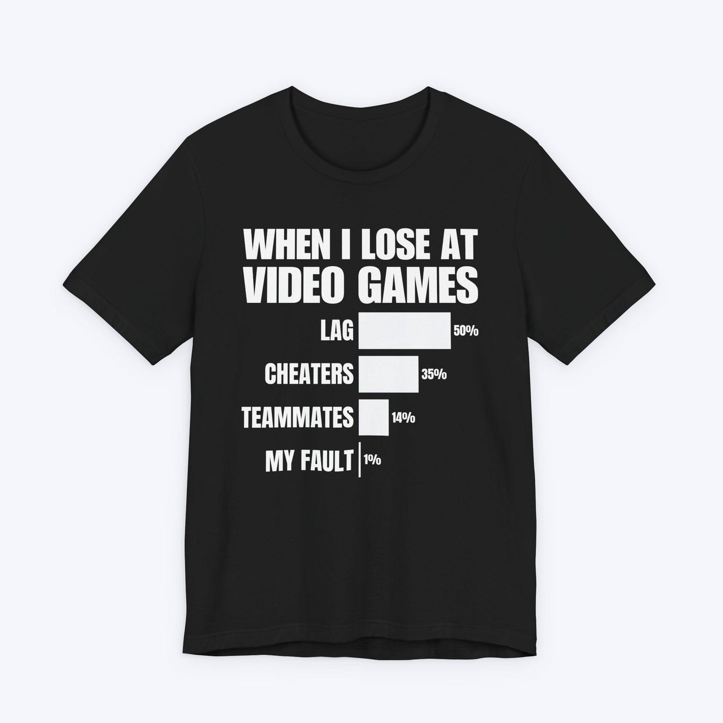 T-Shirt Black / S When I Lose at Video Games T-shirt