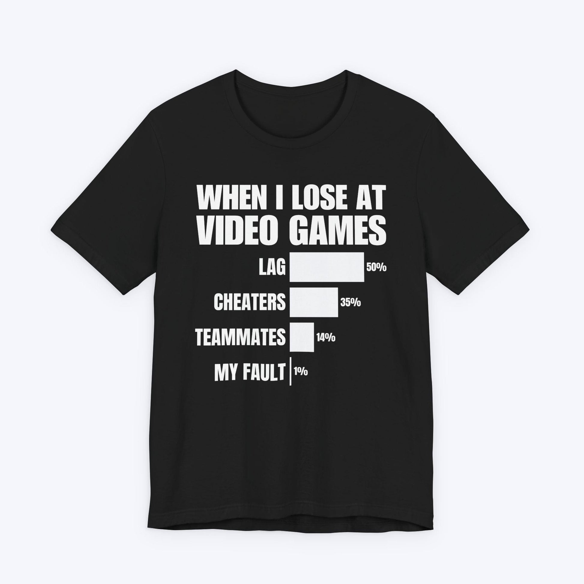 T-Shirt Black / S When I Lose at Video Games T-shirt