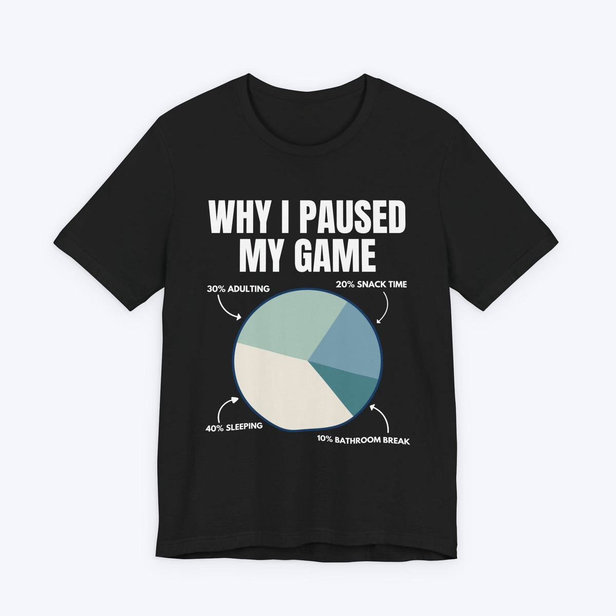 T-Shirt Black / S Why I Hit Pause T-shirt