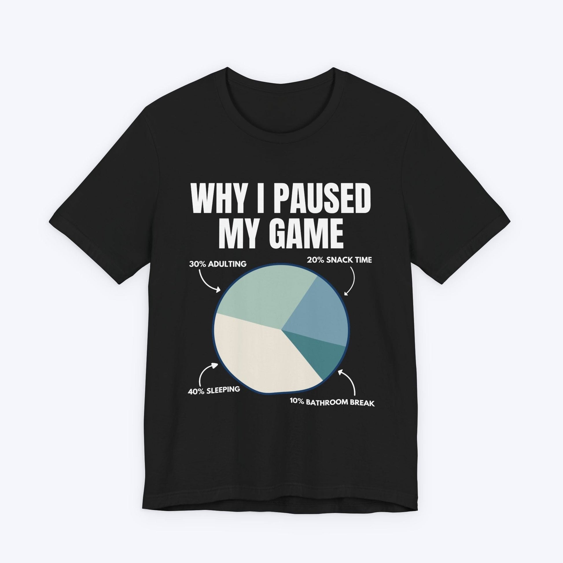 T-Shirt Black / S Why I Hit Pause T-shirt