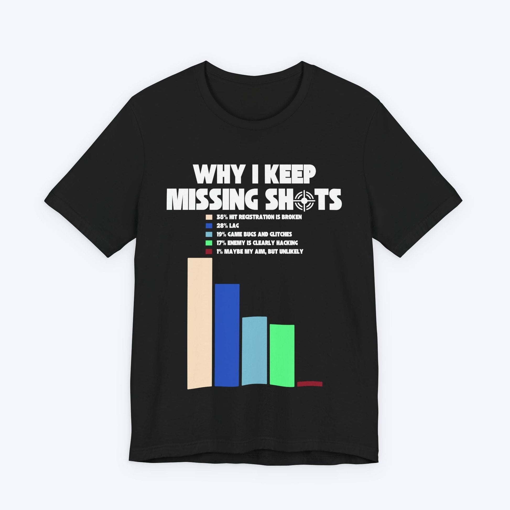 T-Shirt Black / S Why I Keep Missing Shots T-shirt