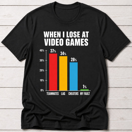 T-Shirt Black / S Why I Lost T-shirt