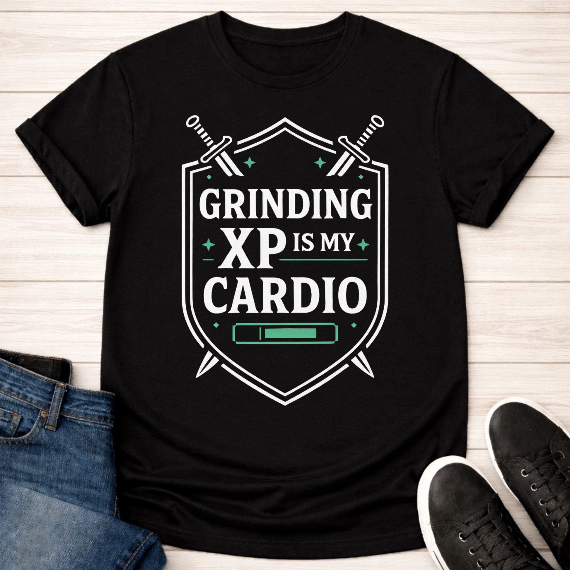 T-Shirt Black / S XP Over Cardio T-shirt