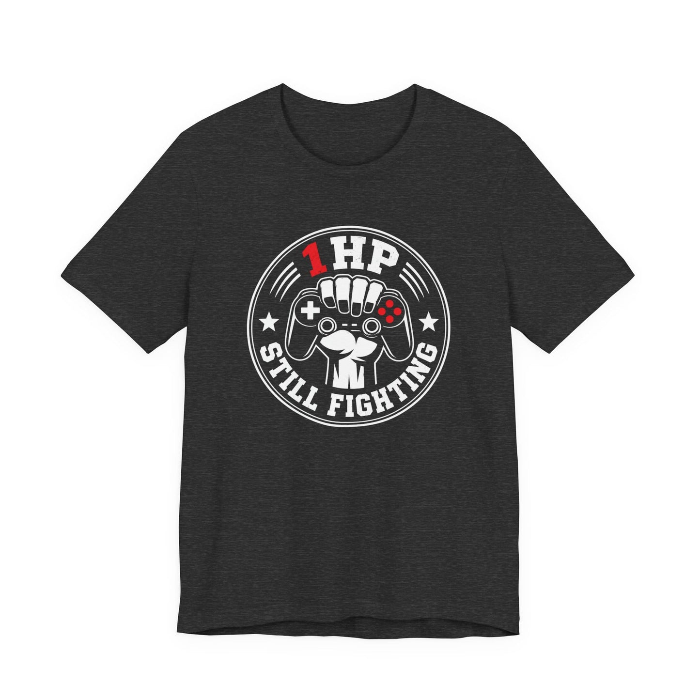 T-Shirt Dark Grey Heather / S 1HP Fighter T-shirt