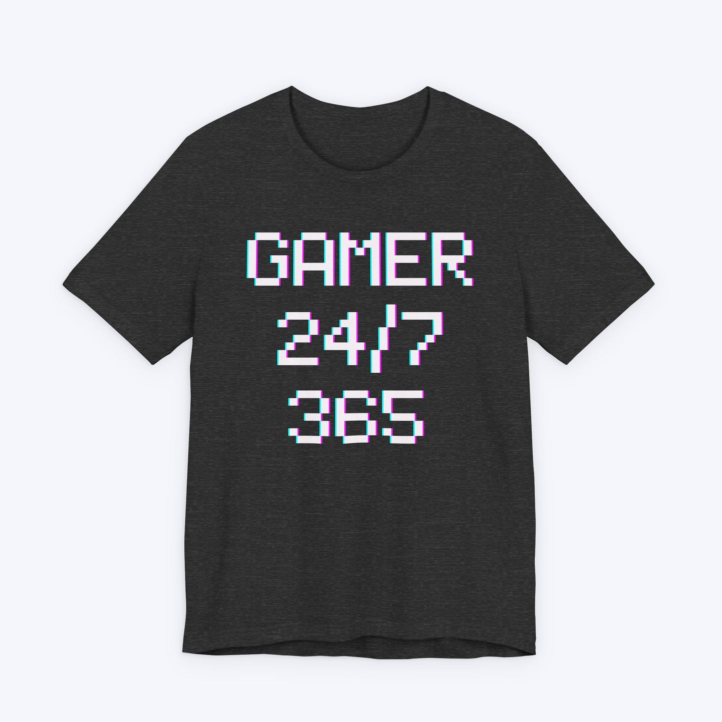 T-Shirt Dark Grey Heather / S 24/7 - 365 Gamer T-shirt