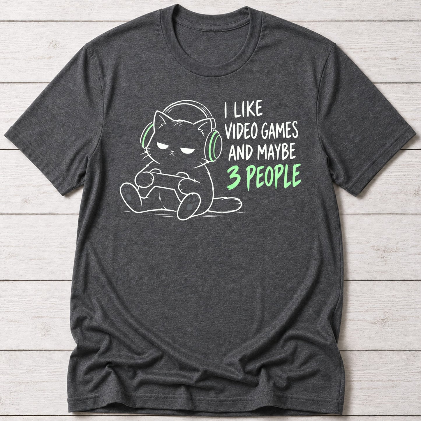 T-Shirt Dark Grey Heather / S 3 People Limit T-shirt