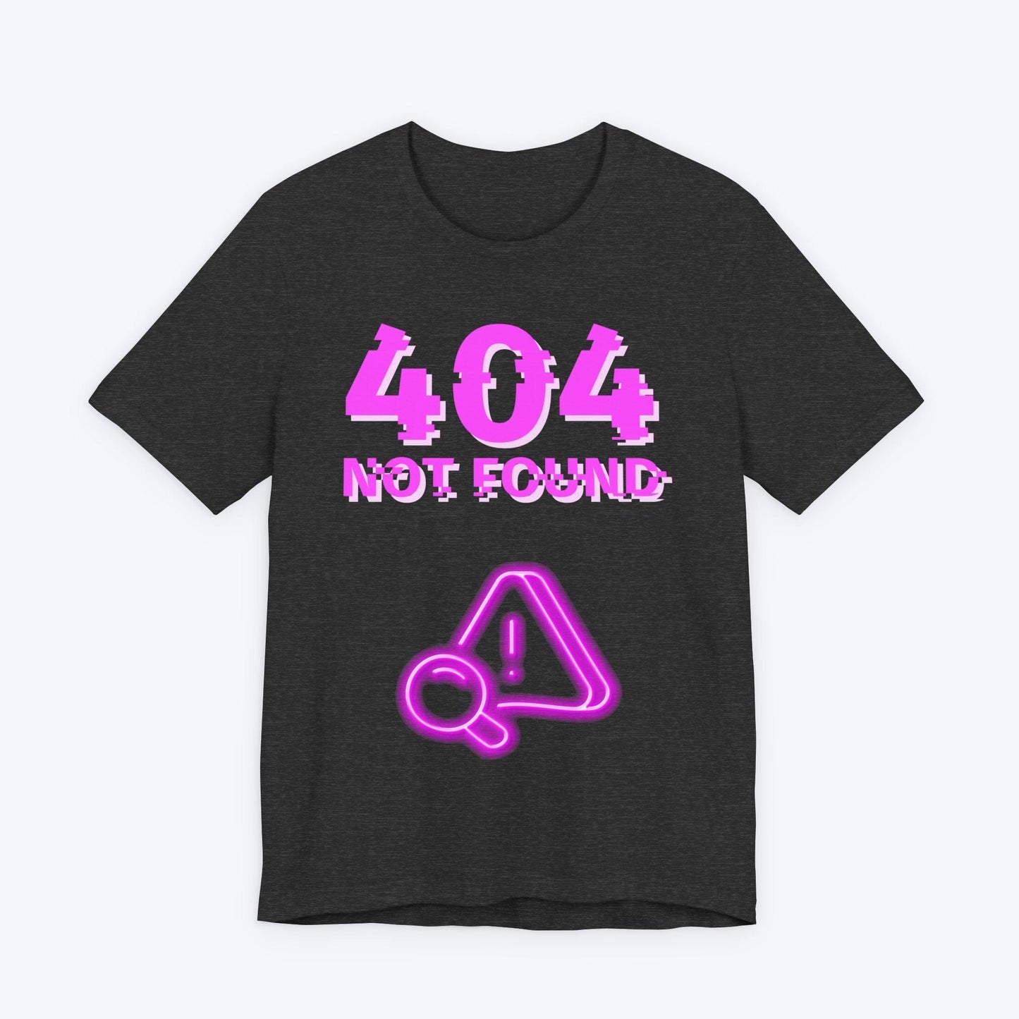 T-Shirt Dark Grey Heather / S 404 Not Found T-shirt