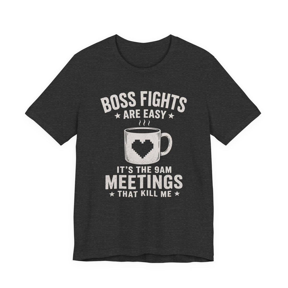 T-Shirt Dark Grey Heather / S 9am Meetings T-shirt