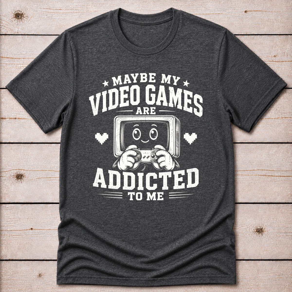 T-Shirt Dark Grey Heather / S Addicted To Me T-shirt