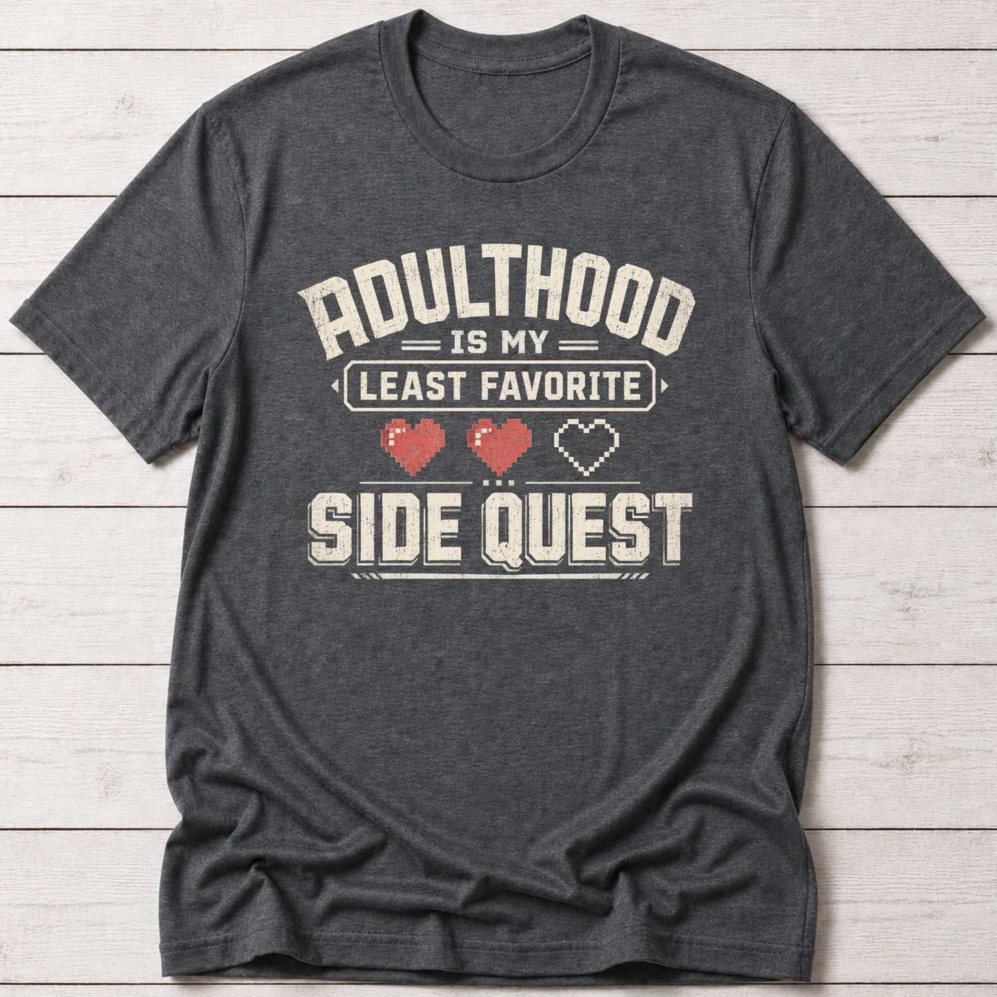 T-Shirt Dark Grey Heather / S Adulting Quest T-Shirt