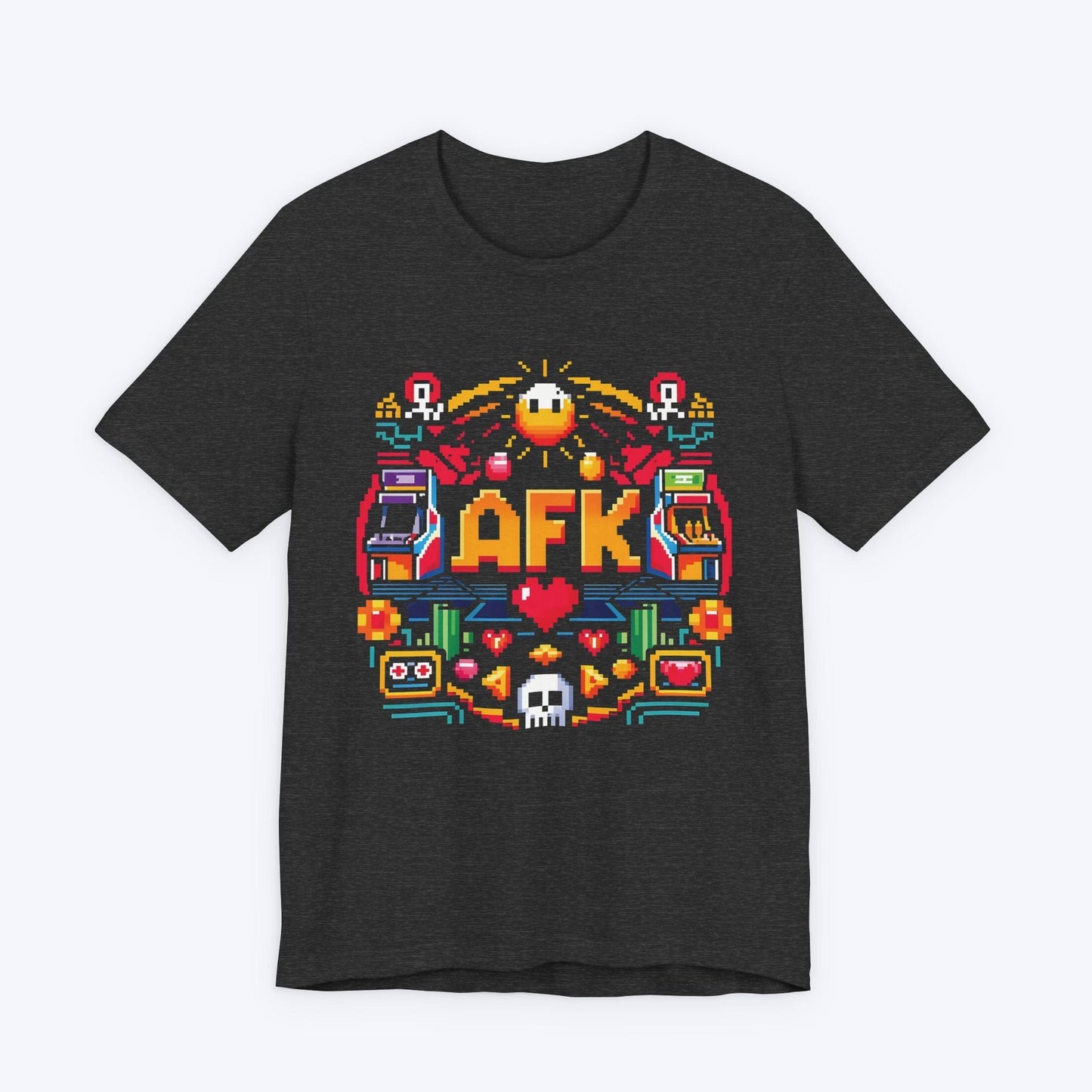 T-Shirt Dark Grey Heather / S AFK 2K Gamer T-shirt