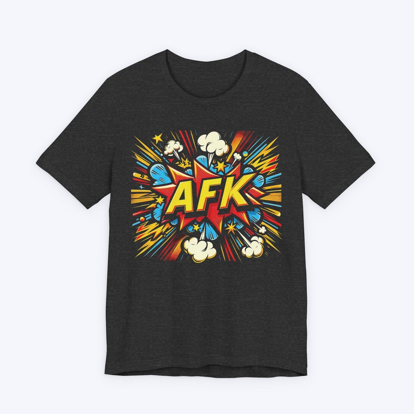 T-Shirt Dark Grey Heather / S AFK Comic Book Vibes T-shirt
