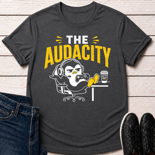T-Shirt Dark Grey Heather / S Audacity Penguin T-shirt