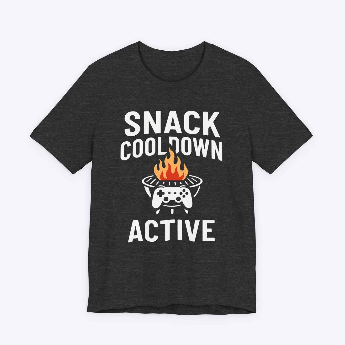 T-Shirt Dark Grey Heather / S BBQ and Gaming T-shirt