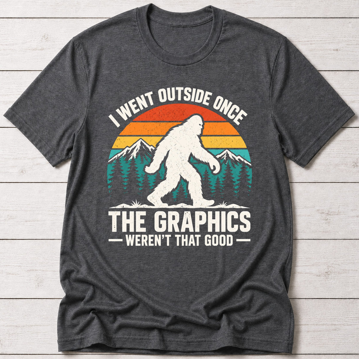 T-Shirt Dark Grey Heather / S Bigfoots Review T-shirt