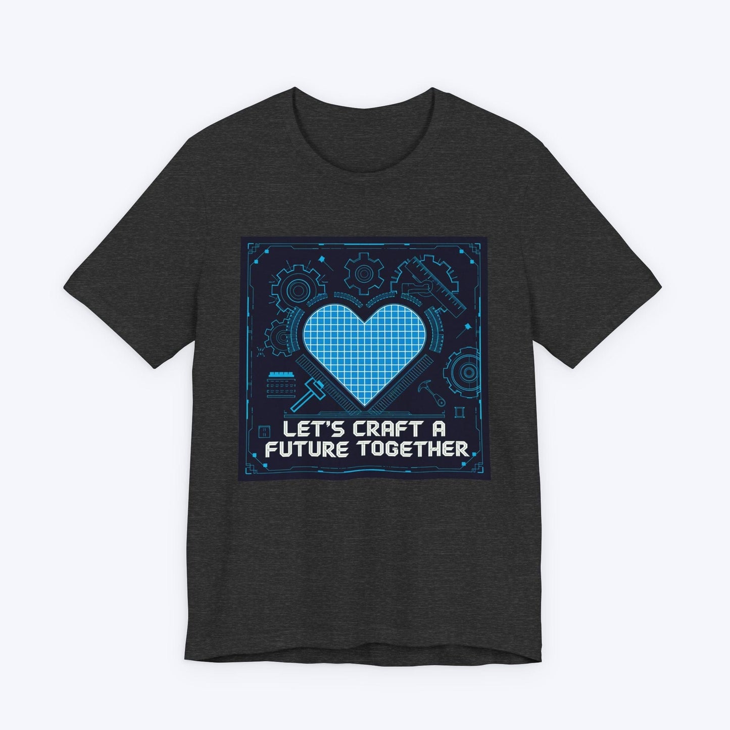 T-Shirt Dark Grey Heather / S Blueprint for Love T-shirt