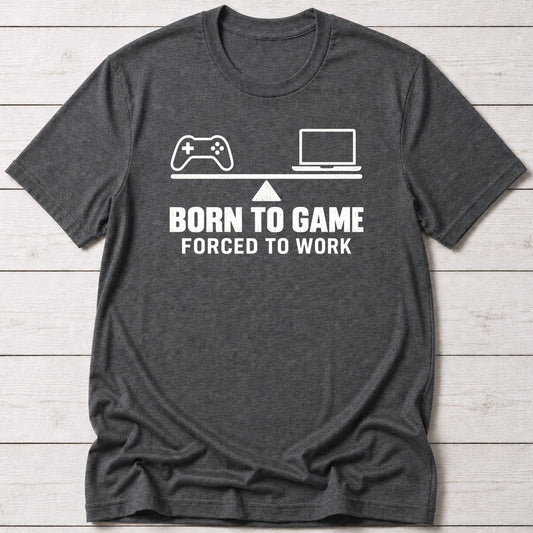 T-Shirt Dark Grey Heather / S Born > Forced T-shirt
