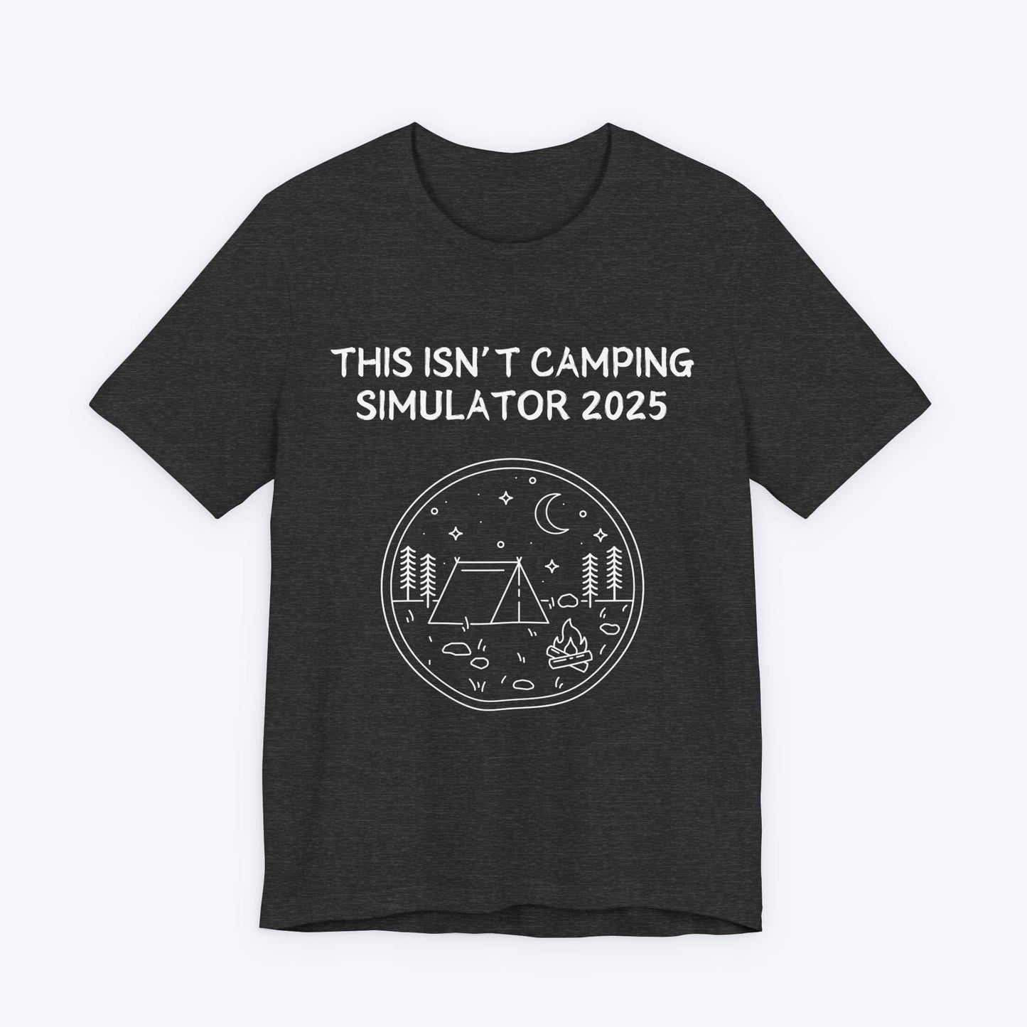 T-Shirt Dark Grey Heather / S Camping Simulator "Gamer" T-shirt