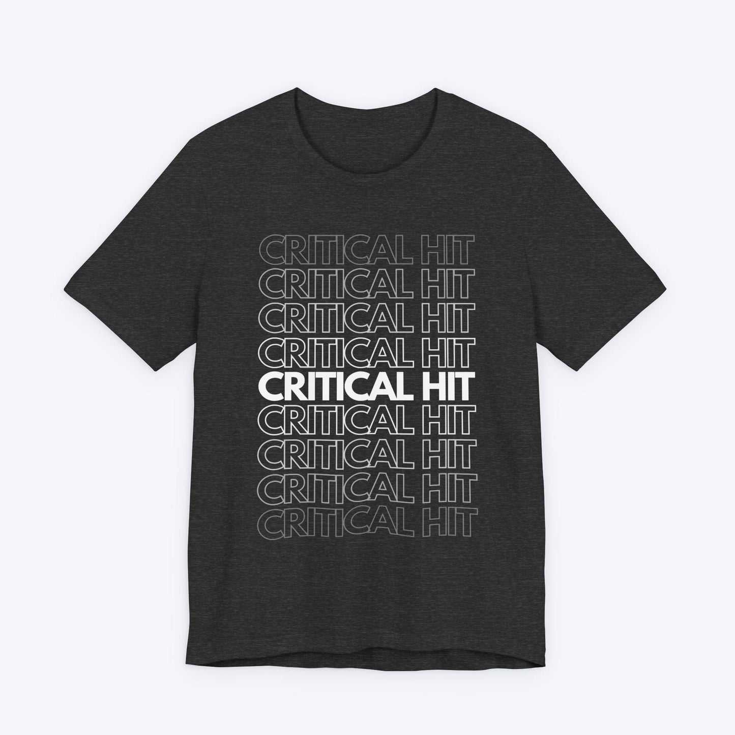 T-Shirt Dark Grey Heather / S Critical Hit Gamer T-shirt