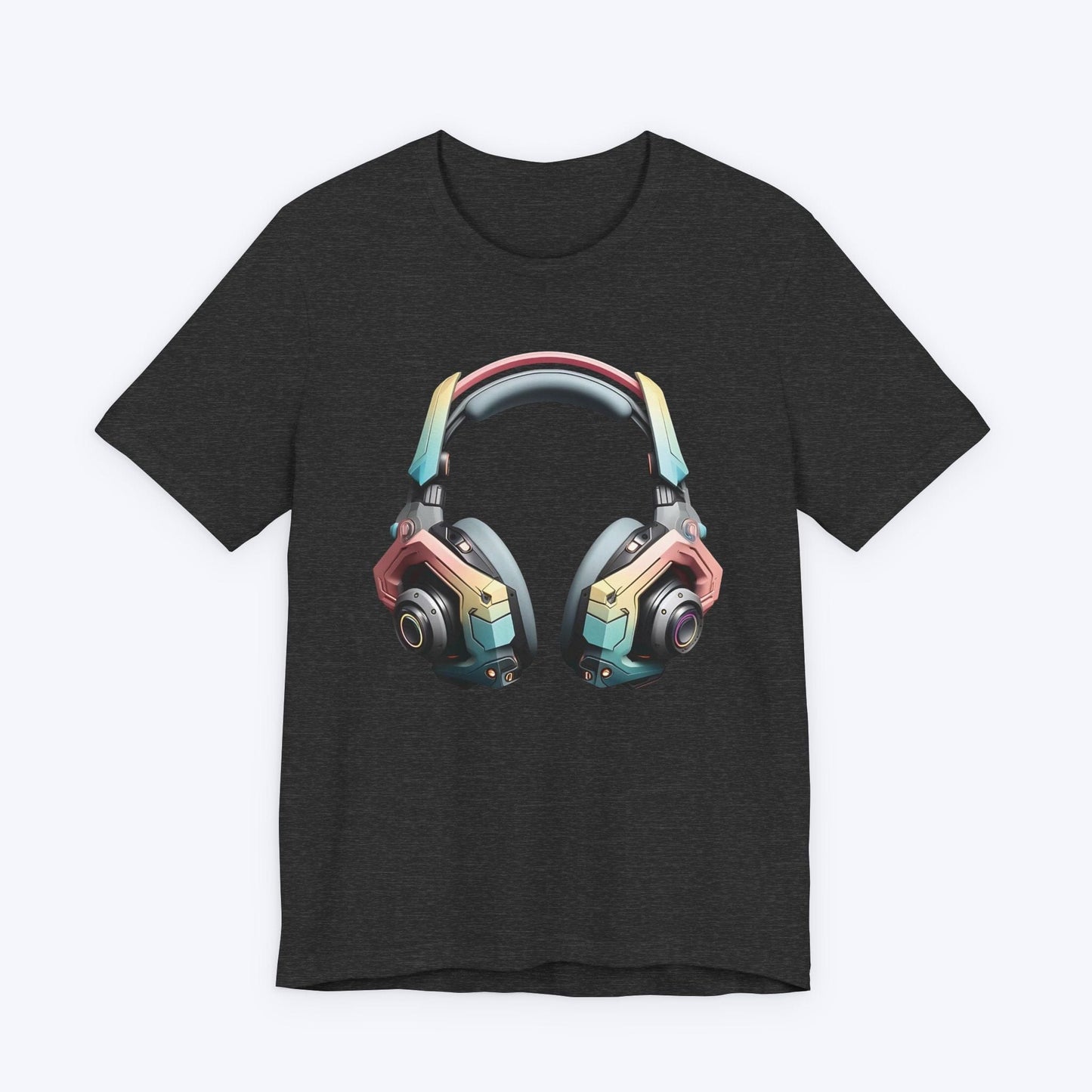 T-Shirt Dark Grey Heather / S Cyber Echo Gaming Headset T-shirt