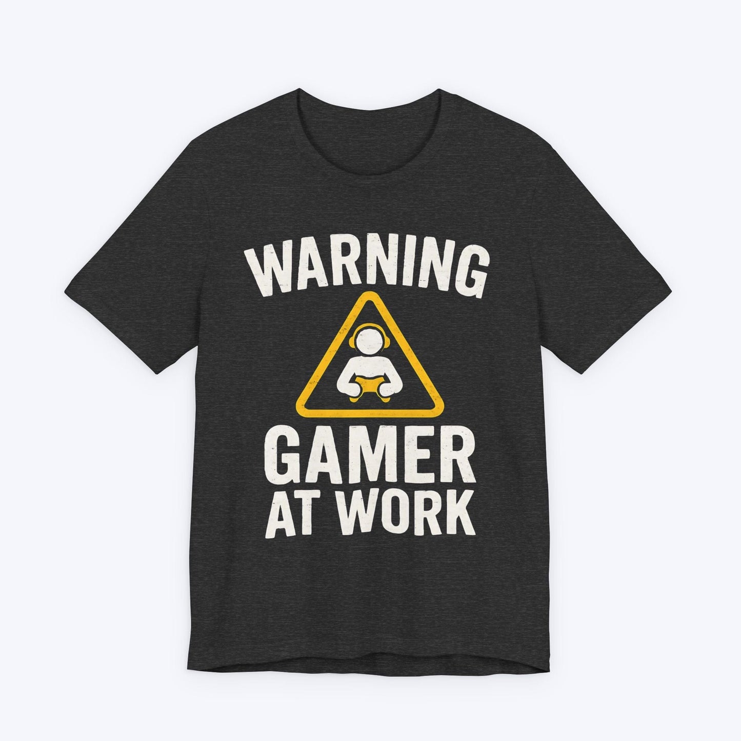 T-Shirt Dark Grey Heather / S Danger: Gamer at Work T-shirt