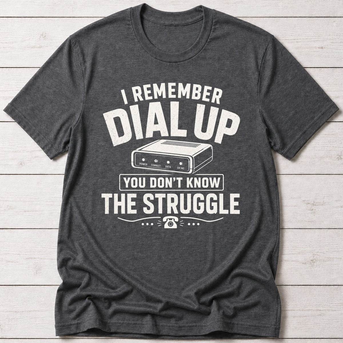 T-Shirt Dark Grey Heather / S Dial Up T-shirt
