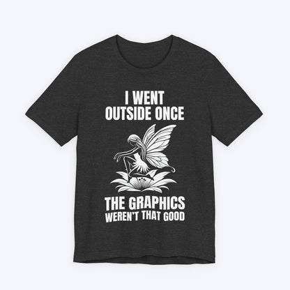 T-Shirt Dark Grey Heather / S Flowers Were Meh. No Glow T-shirt