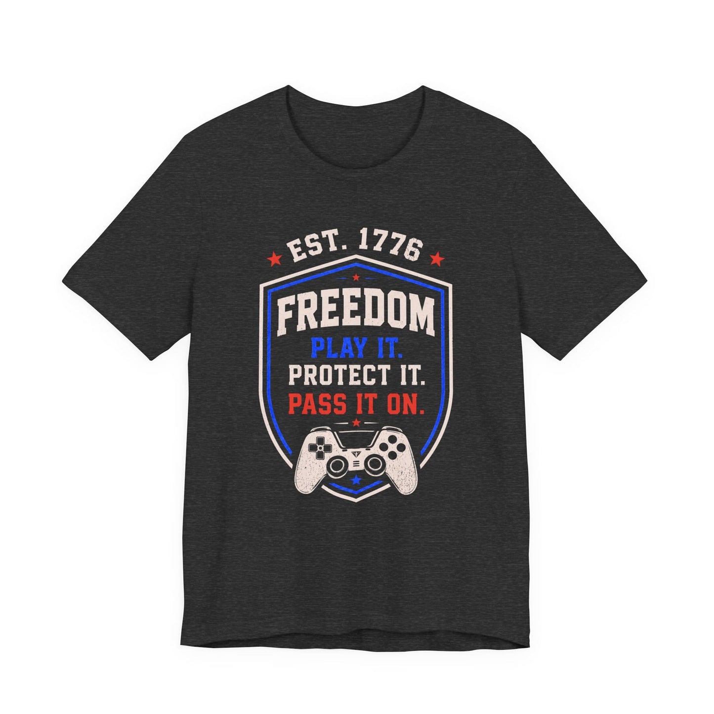 T-Shirt Dark Grey Heather / S Freedom Play It T-shirt