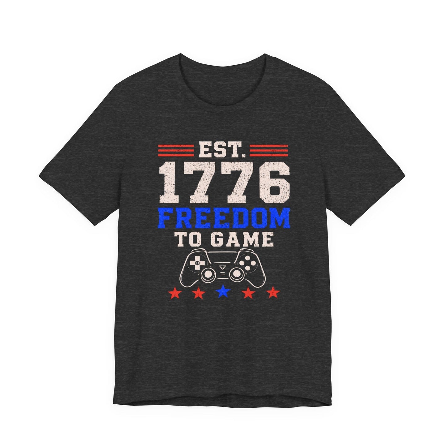 T-Shirt Dark Grey Heather / S Freedom To Game T-shirt