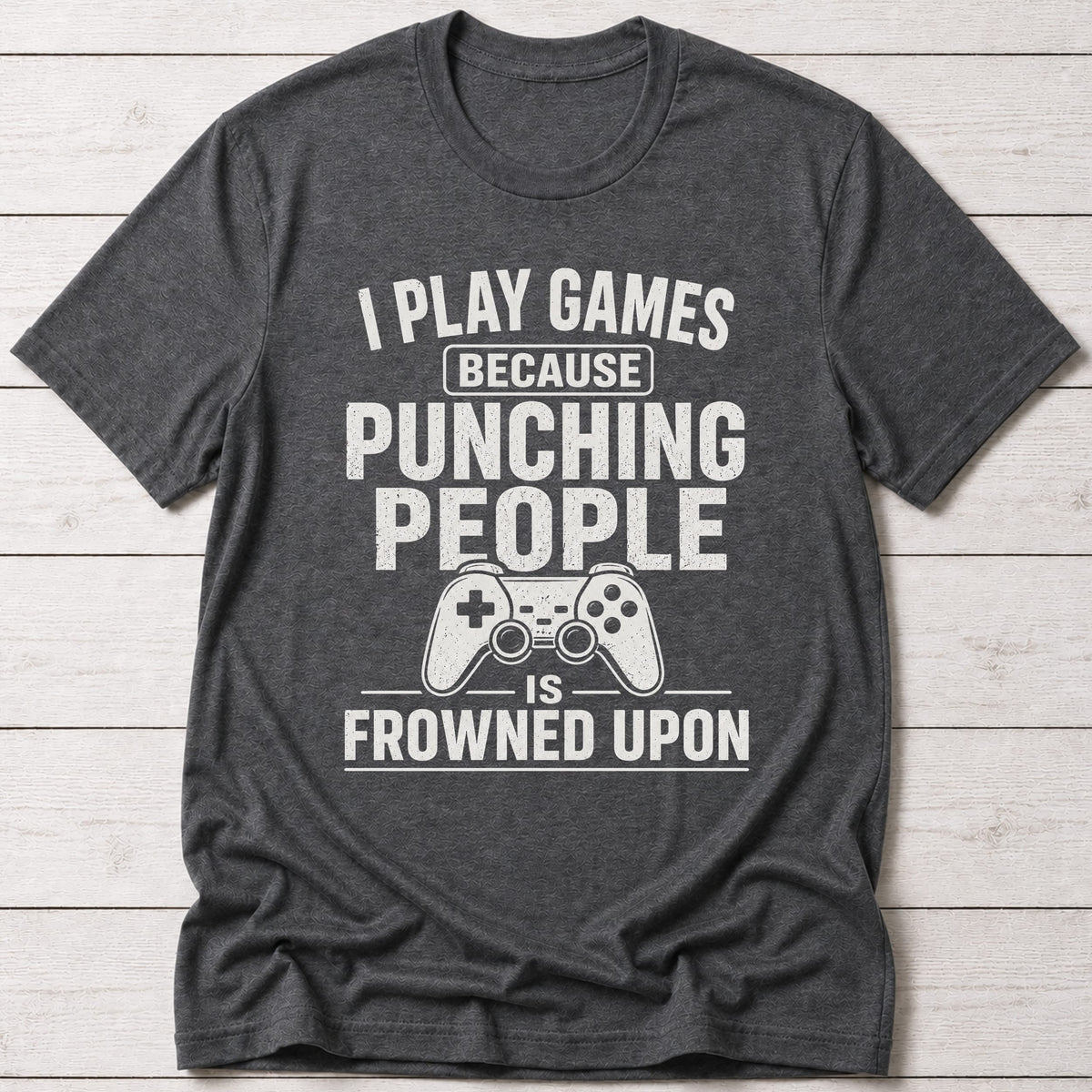 T-Shirt Dark Grey Heather / S Frowned Upon T-shirt