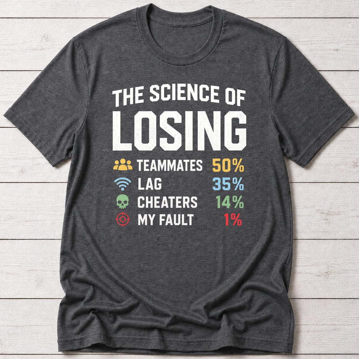T-Shirt Dark Grey Heather / S Game Science T-shirt