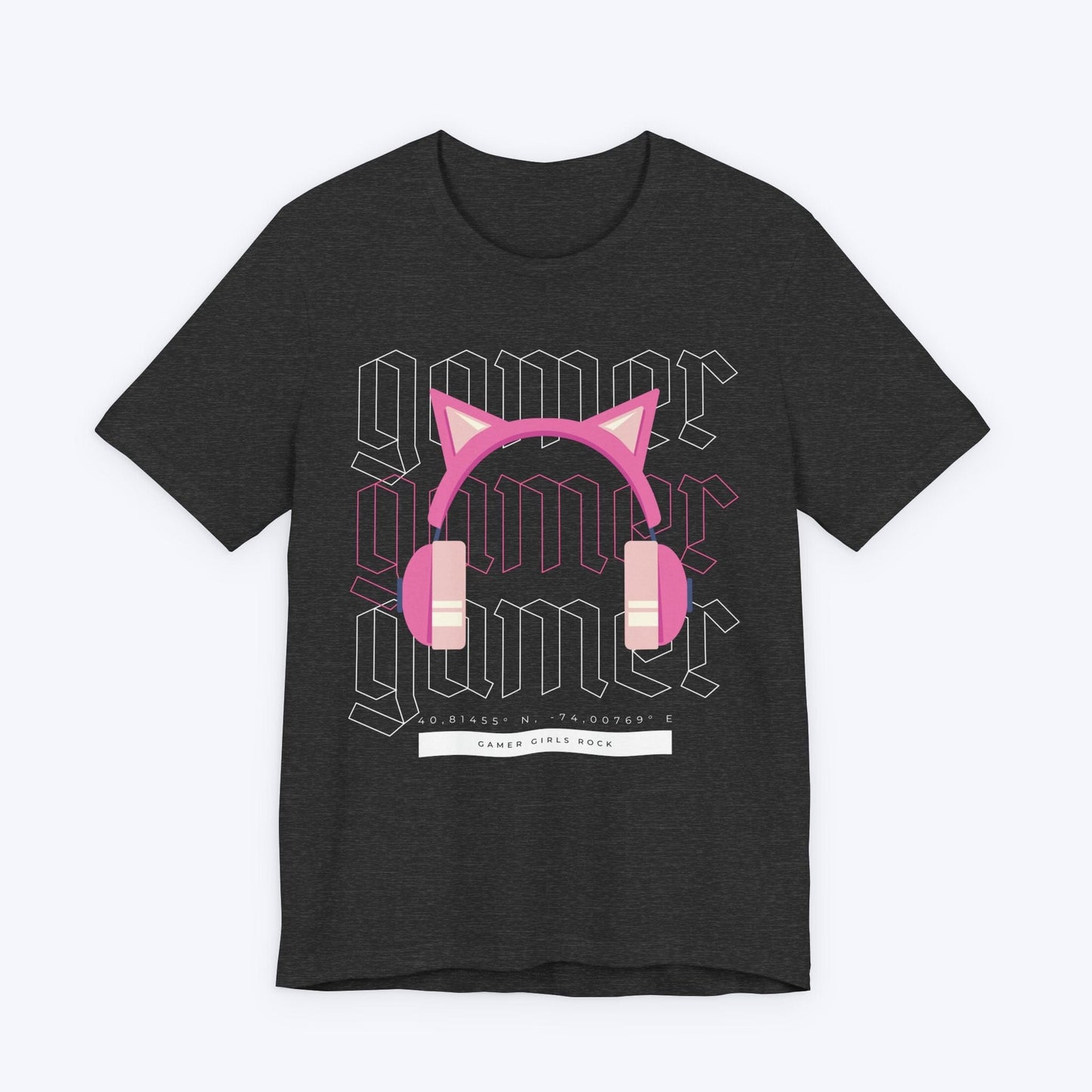 T-Shirt Dark Grey Heather / S Gamer Girls Rock T-shirt