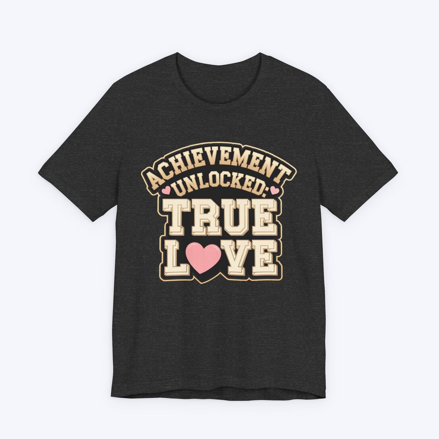 T-Shirt Dark Grey Heather / S Gamer Love Story T-shirt
