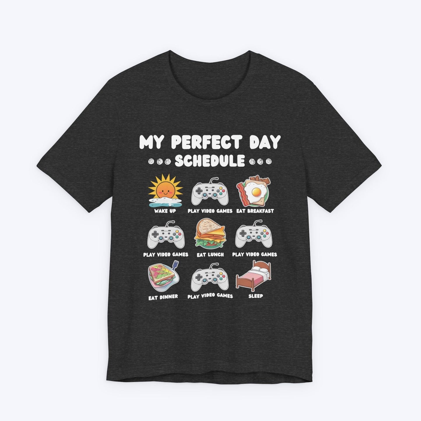 T-Shirt Dark Grey Heather / S Gamers Itinerary T-shirt