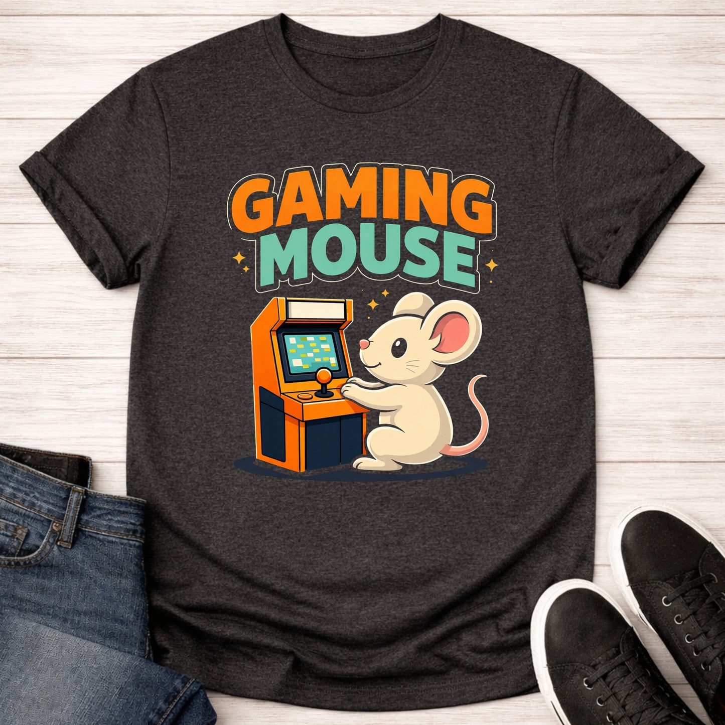 T-Shirt Dark Grey Heather / S Gaming Mouse T-shirt
