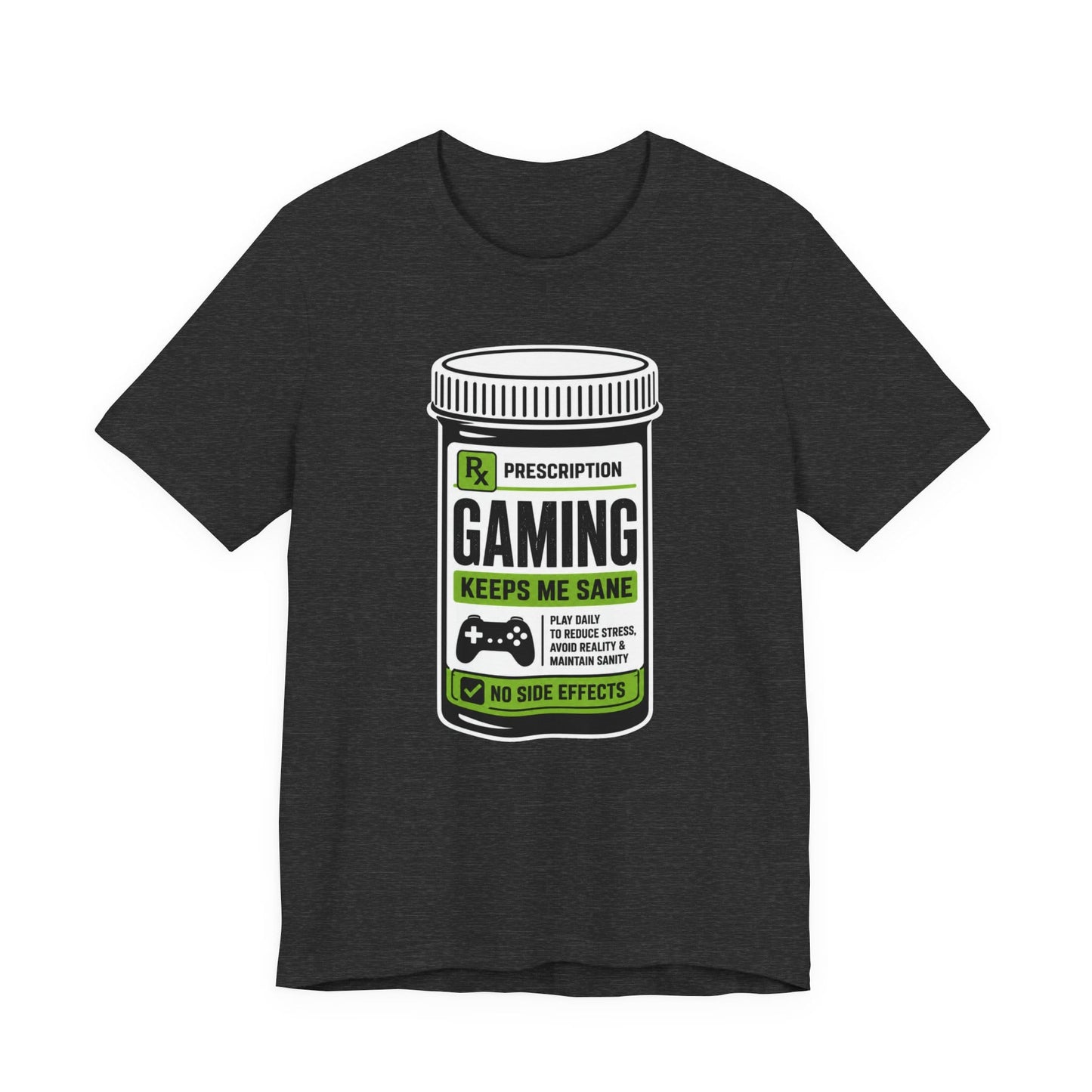 T-Shirt Dark Grey Heather / S Gaming Prescription T-Shirt