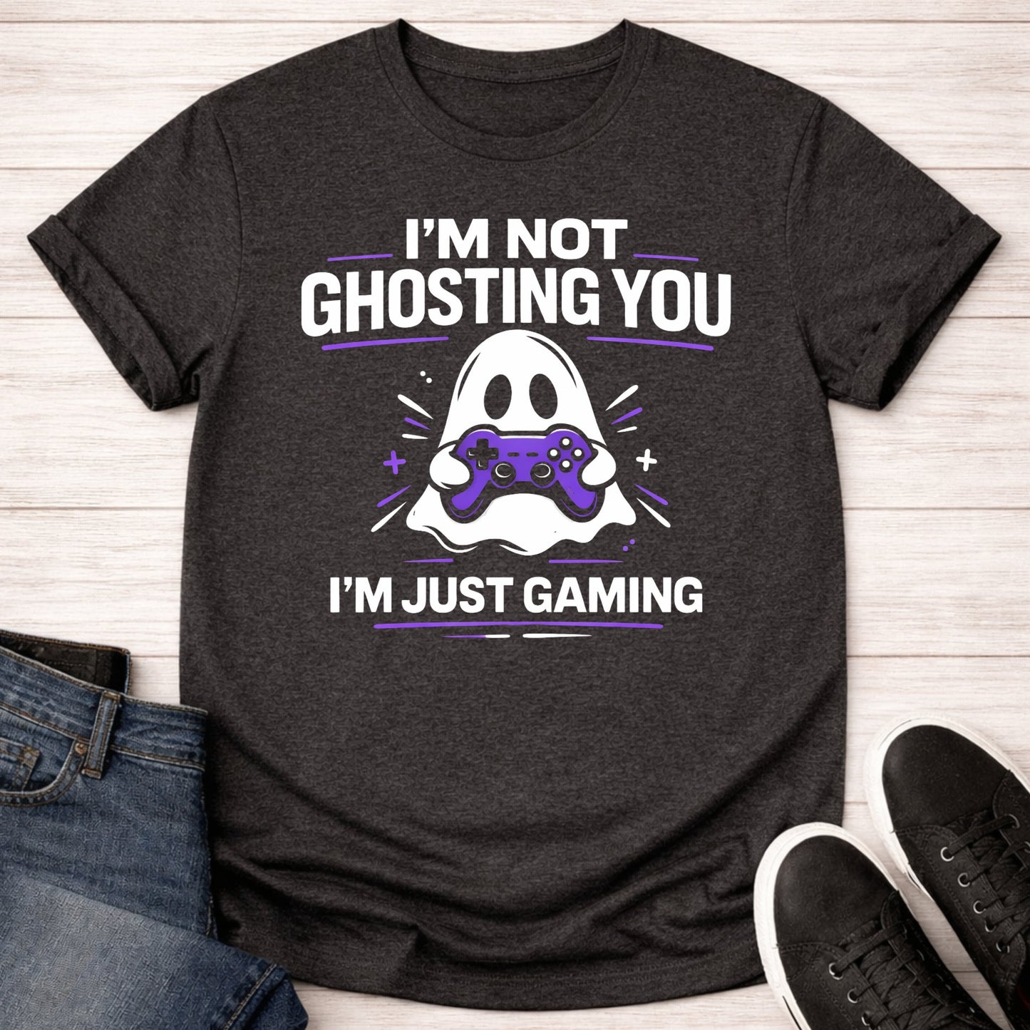 T-Shirt Dark Grey Heather / S Ghost Mode T-shirt