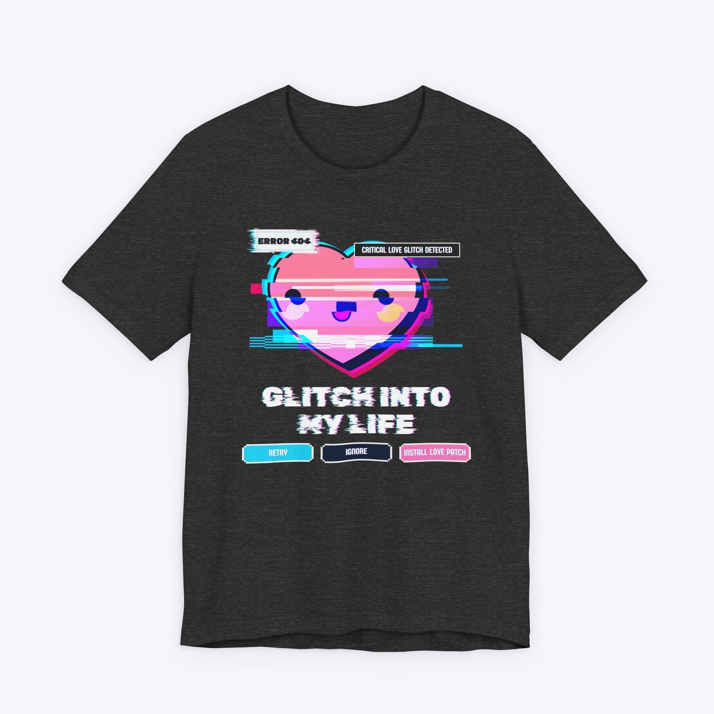 T-Shirt Dark Grey Heather / S Glitch Into My Life T-shirt