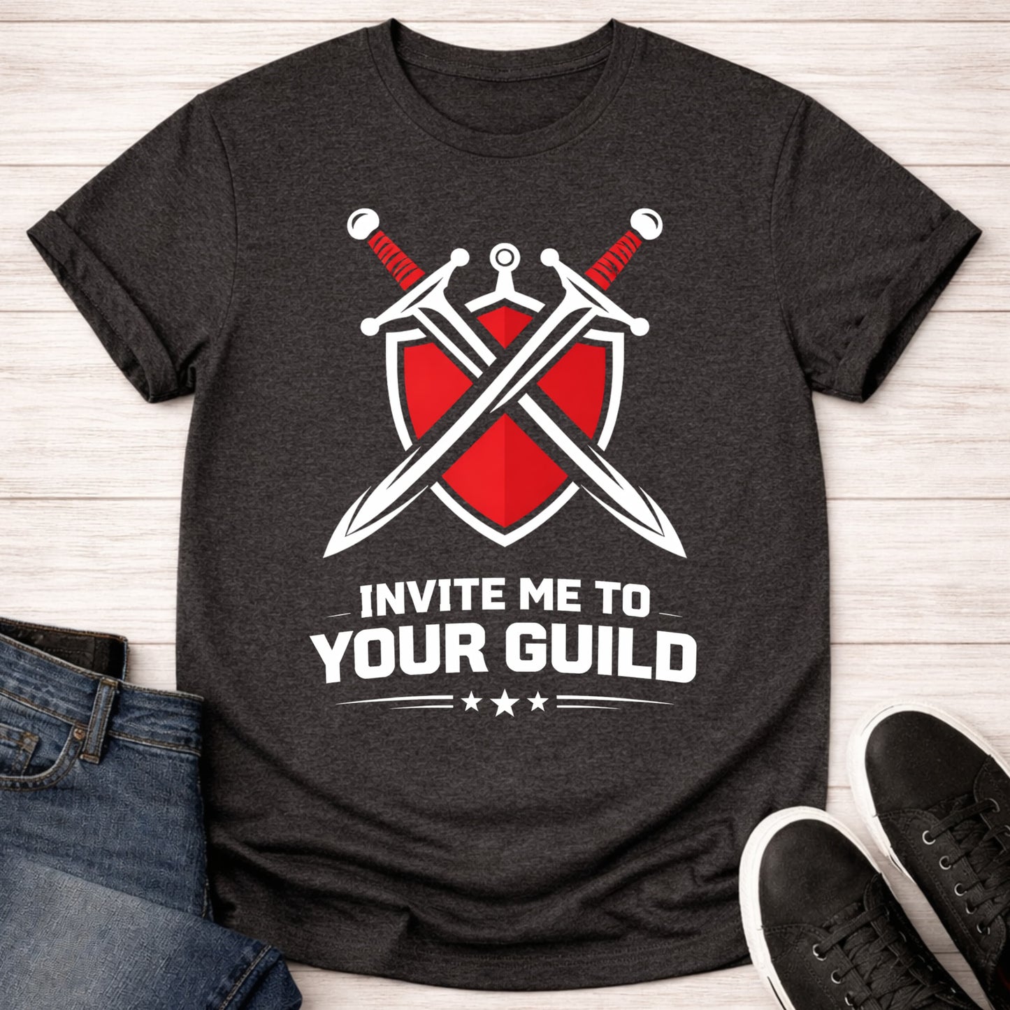 T-Shirt Dark Grey Heather / S Guild Invitation T-shirt