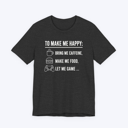T-Shirt Dark Grey Heather / S Happy Day T-shirt